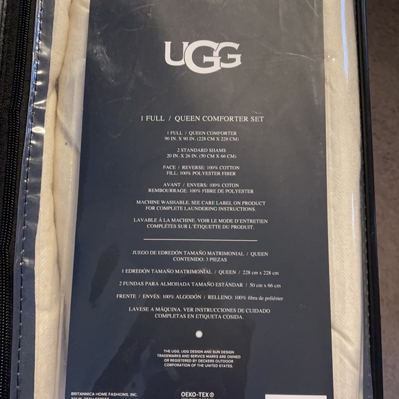 UGG Comforter Set! Minimalist boho Vibes - Picture 6 of 7